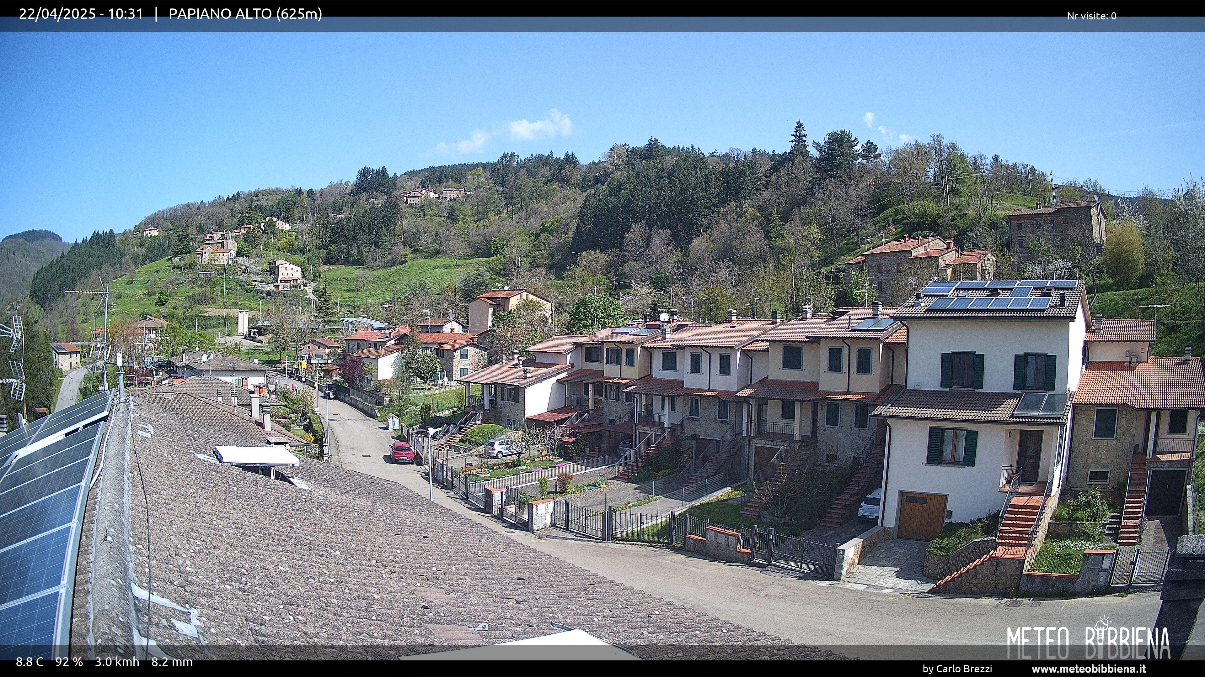 Webcam Papiano Alto Di Stia Meteoplanet.it